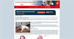 Desktop Screenshot of caninekidneydisease.net